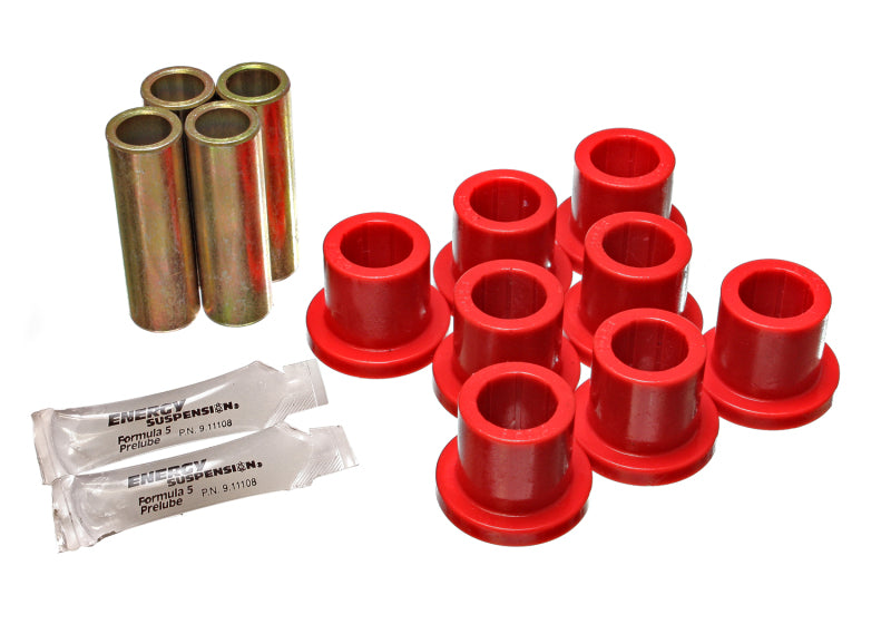 ES Spring/Shackle Bush - Red - Energy Suspension Ford Trk Rear Spring Bushing - Red