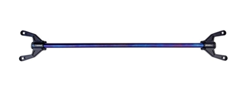 TQS Billet Strut Cross Braces - Torque Solution 2022+ Subaru WRX Rear Shock Tower Brace - Titanium Burnt Purple / Blue
