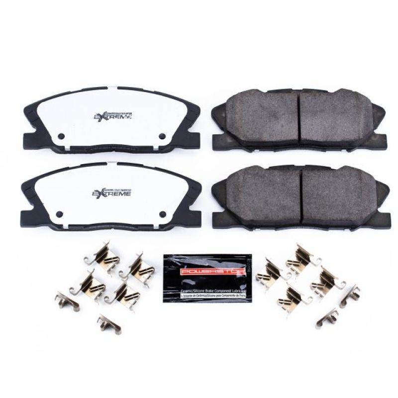 PSB Z26 Extreme Brake Pads - Power Stop 2018 Dodge Challenger Front Z26 Extreme Street Brake Pads w/Hardware