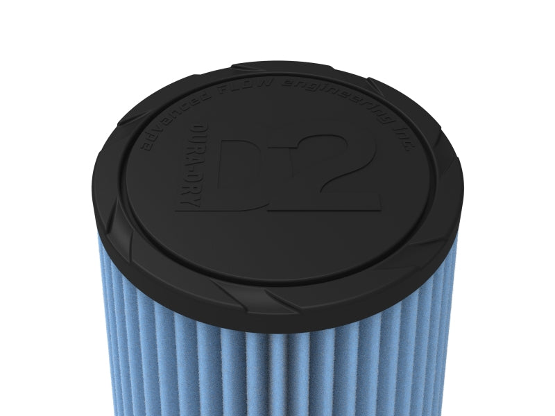 AFE Universal D2 Dura Dry Air Filter - aFe POWER Universal Clamp-On Air Filter w/ D2 Dura-Dry Media - 3-1/2in F x 6in B x 4-3/4in T x 7in H
