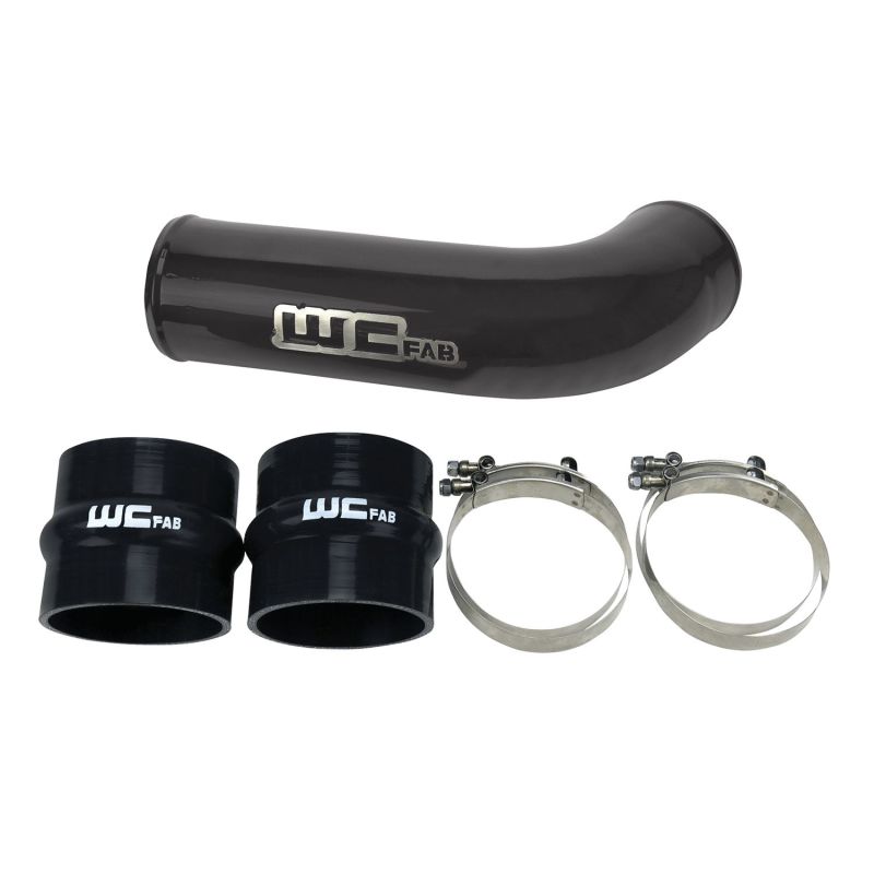 WCF Intake Pipe - Wehrli 17-19 Chevrolet 6.6L L5P Duramax 4in Intake Pipe (Use w/OEM Air Box) - Candy Red