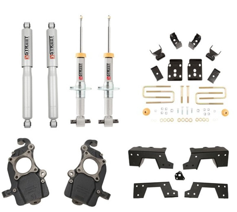 BT Lower Kit w SP Shocks - Belltech 15-20 Ford 150 (All Cabs) 2WD/4WD Street Performance Lowering Kit