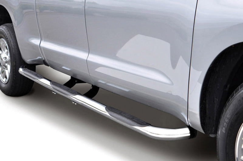 GOR Steps - 6000 - SS - Go Rhino 14-18 GMC Sierra 1500 6000 Series SideSteps - One Piece W2W - SS