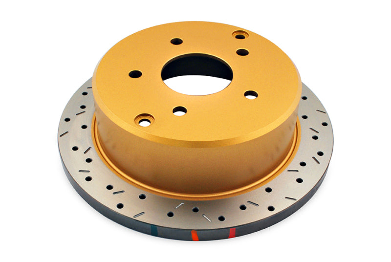 DBA 4000 Slot&Drill Rotors - DBA 2004 Pontiac GTO 4000 Series Drilled and Slotted Rear Rotor