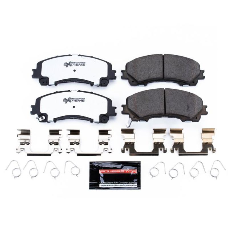 PSB Z26 Extreme Brake Pads - Power Stop 14-19 Infiniti Q50 Front Z26 Extreme Street Brake Pads w/Hardware