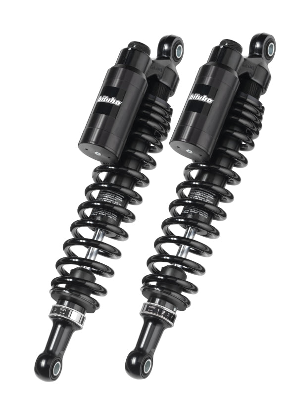 BIT WMT0 Twinshocks - Bitubo WMT0 Twinshocks Adj.: Spring Preload, Reb., Comp., Length 330mm, Piggyback Tank, Dk Edition