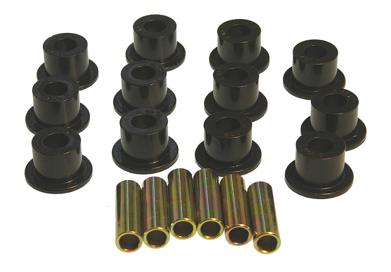PRO Spring/Shackle Bush- Blk - Prothane 68-71 International Scout 800 Spring & Shackle Bushings - Black