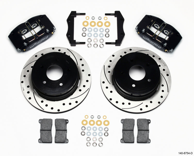 WIL Dynapro Brake Kit - Wilwood Dynapro Radial Rear Kit 12.19in Drilled 2004-2006 Pontiac GTO