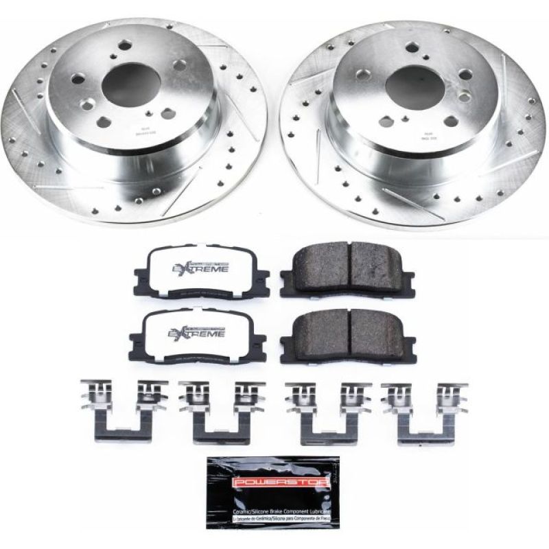 PSB Z36 Truck & Tow Kit - Power Stop 01-03 Toyota Highlander Rear Z36 Truck & Tow Brake Kit