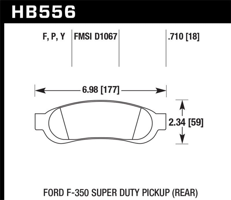 HAWK LTS Brake Pads - Hawk LTS Street Brake Pads
