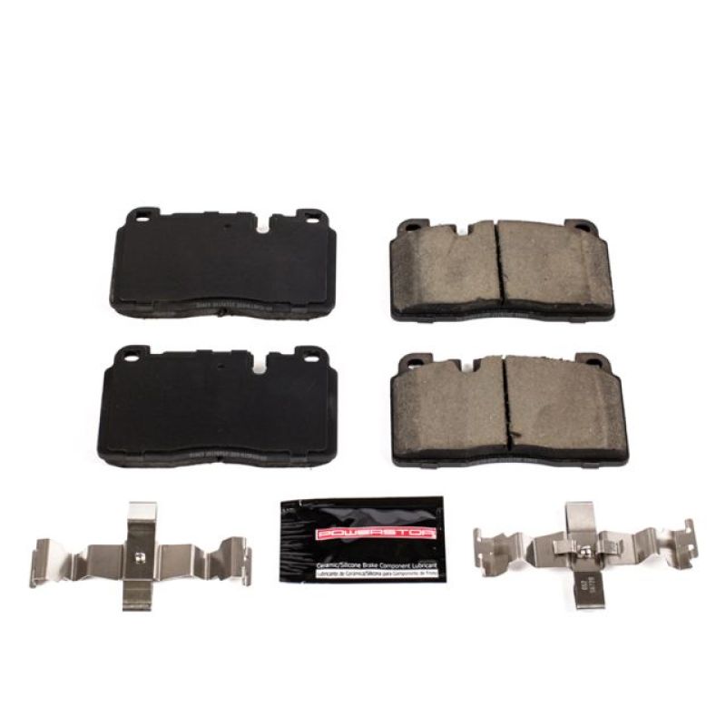 PSB Z23 Evolution Brake Pads - Power Stop 17-18 Audi A6 Front Z23 Evolution Sport Brake Pads w/Hardware