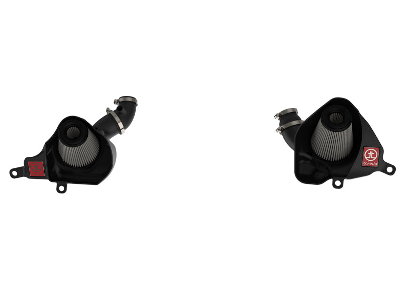 AFE Takeda Stage-2 Cold Air Intakes - aFe Takeda Stage-2 Pro Dry S Cold Air Intake System 16-19 Infinity Q50/Q60 V6-3.0L (tt)