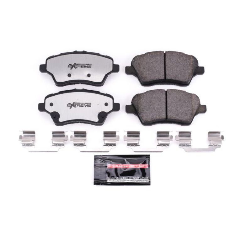 PSB Z26 Extreme Brake Pads - Power Stop 14-19 Ford Fiesta Front Z26 Extreme Street Brake Pads w/Hardware