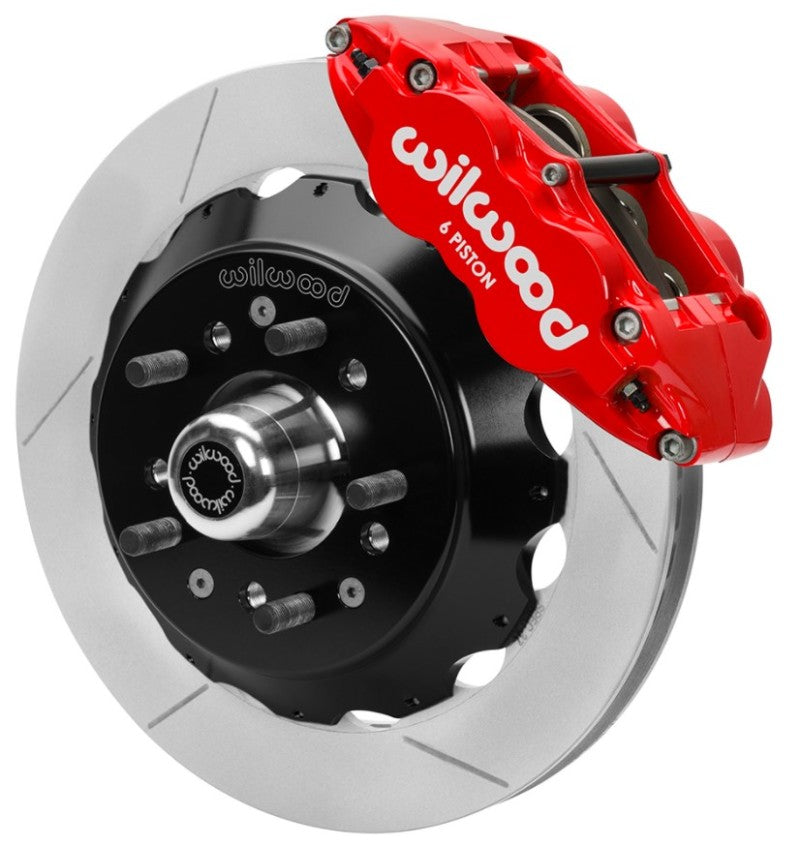 WIL Superlite Brake Kit - Wilwood 70-81 FBody/75-79 A&XBody FNSL6R Frt Brk Kit 12.88in Rtr Red Caliper Use w/ Pro Drop Spindle