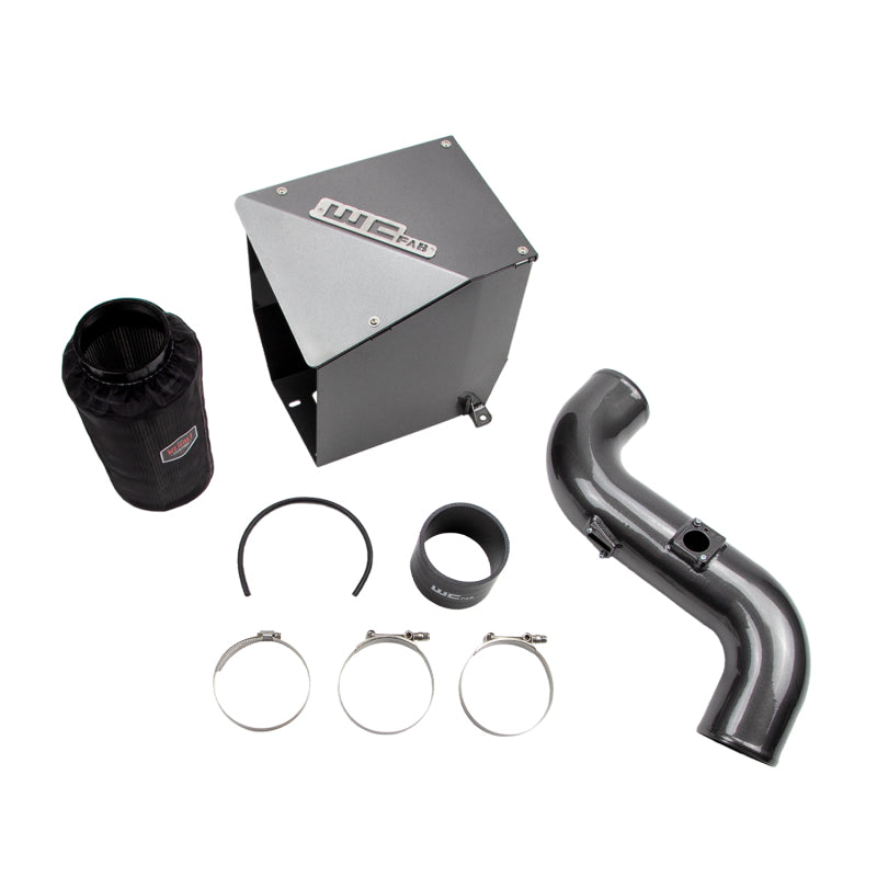 WCF Intake Kit - Wehrli 11-16 Chevrolet Duramax LML 4in Intake Kit - Bronze Chrome