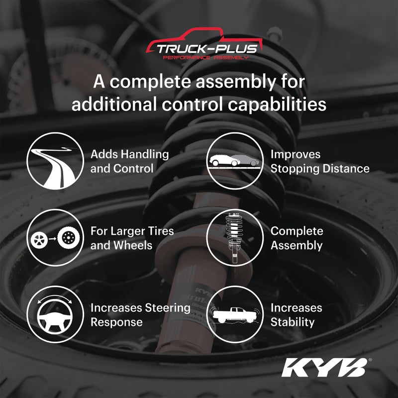 KYB Shocks & Struts Truck Plus - KYB Shocks & Struts Truck-Plus Performance Assembly Front Left 10-22 Toyota 4Runner 4WD