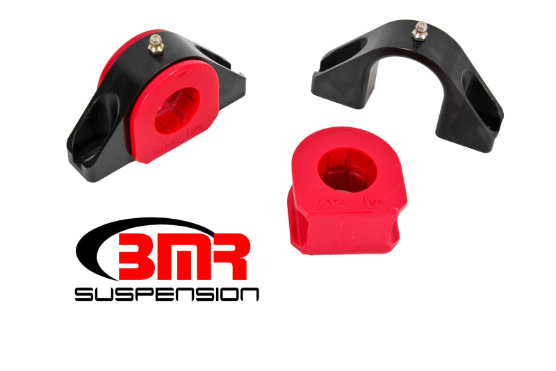 BMR Sway Bar Mounts - BMR Universal 1.25in Billet Aluminum Sway Bar Mount Mount (Polyurethane) - Black