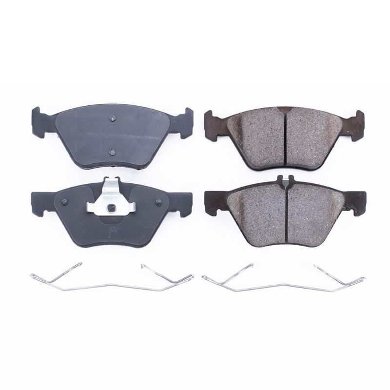 PSB Z17 Evolution Brake Pads - Power Stop 04-08 Chrysler Crossfire Front Z17 Evolution Ceramic Brake Pads w/Hardware