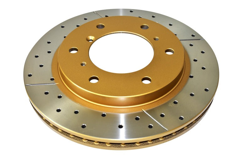 DBA Street Slot&Drill Rotors - DBA 15-18 Subaru Legacy 2.5i Front Drilled & Slotted Street Series Rotor