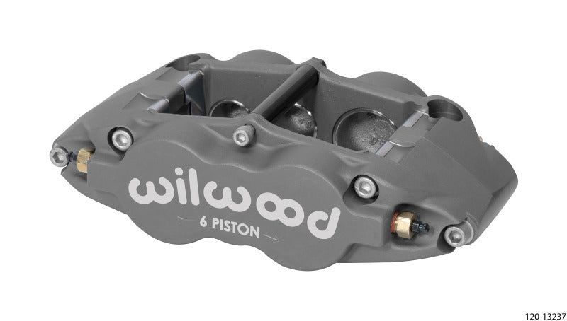 WIL Superlite Caliper - Wilwood Caliper-Forged Superlite 6R-R/H 1.62/1.12/1.12in Pistons 0.81in Disc