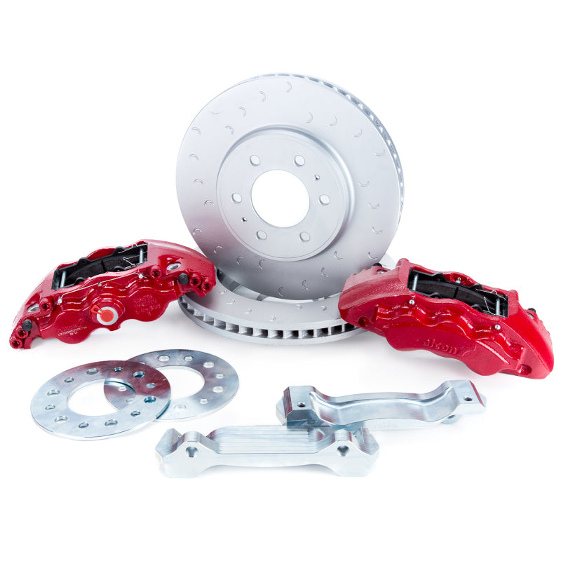 ALC Front Brake Kits - Alcon 09-20 F-150/Raptor Gen1-2 347x36mm Rotors 6-Piston Red Front Brake Kit Requires alcAC011507NAN
