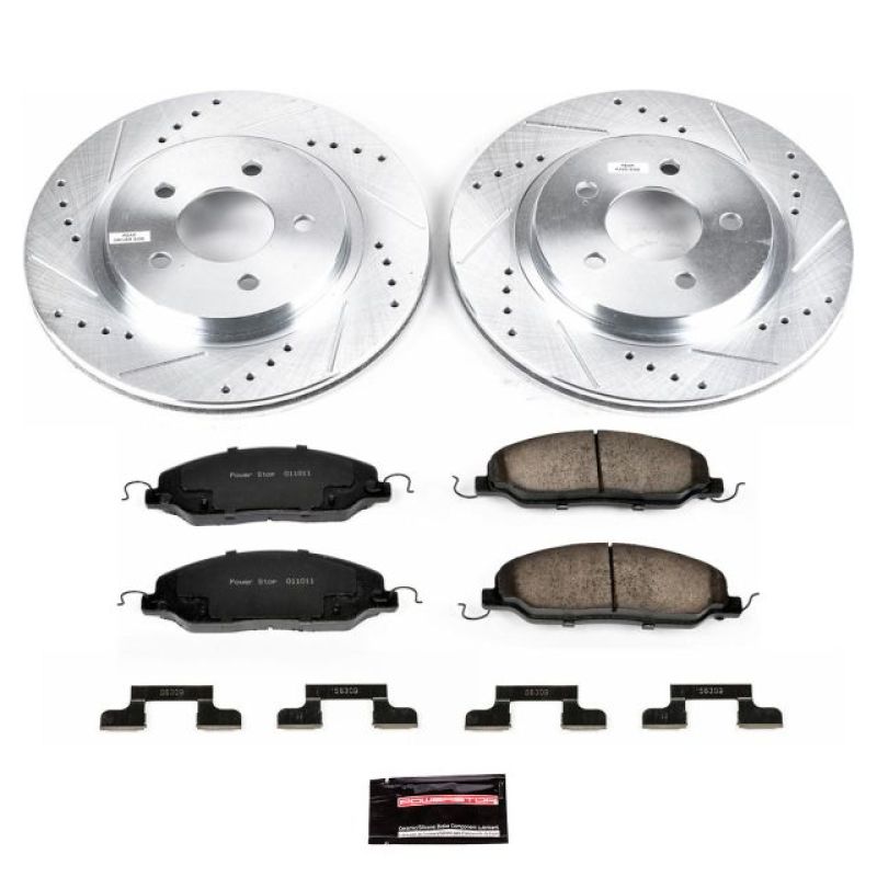 PSB Z23 Evolution Kit - Power Stop 05-11 Ford Mustang Rear Z23 Evolution Sport Brake Kit