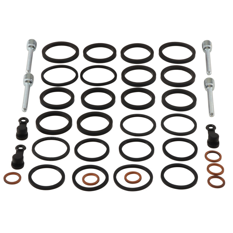 ABR Caliper Rebuild Kits - All Balls Racing 10-14 Honda VFR 1200 Caliper Rebuild Kit - Front