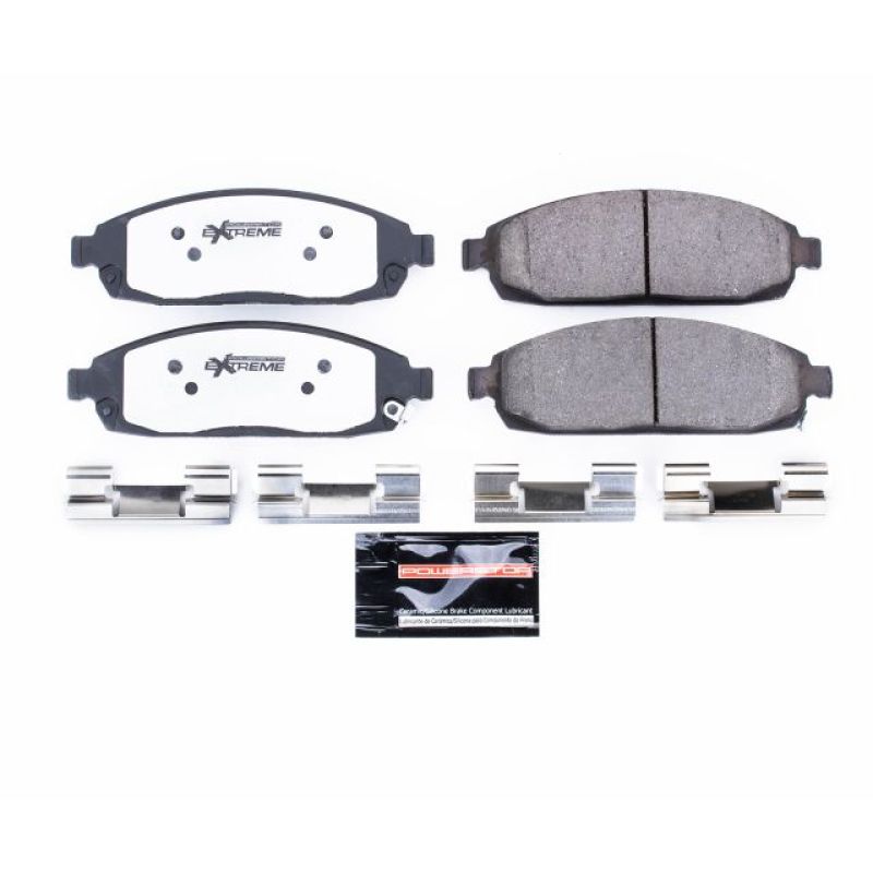 PSB Z26 Extreme Brake Pads - Power Stop 06-10 Jeep Commander Front Z26 Extreme Street Brake Pads w/Hardware