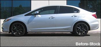 EIB Sportline Kits - Eibach Sportline Kit for Honda 14+ Civic/12-13 Civic Si Coupe/Sedan /13-15 Acura ILX 4cyl