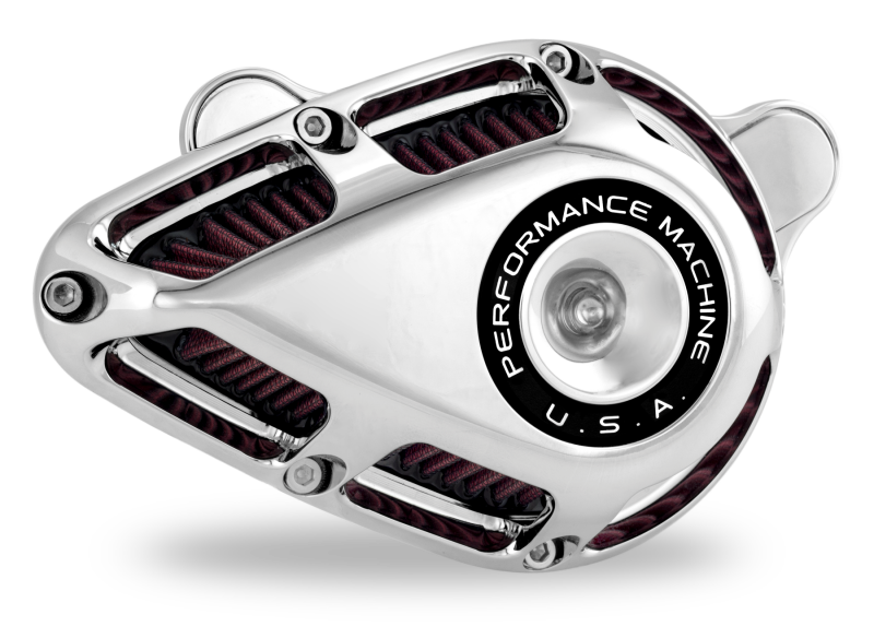 PFM Air Cleaners - Performance Machine 23-Up CVO, 2024 Touring Jet Air Cleaner - Chrome