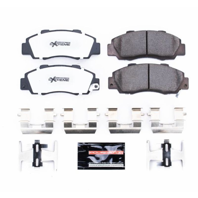 PSB Z26 Extreme Brake Pads - Power Stop 97-99 Acura CL Front Z26 Extreme Street Brake Pads w/Hardware