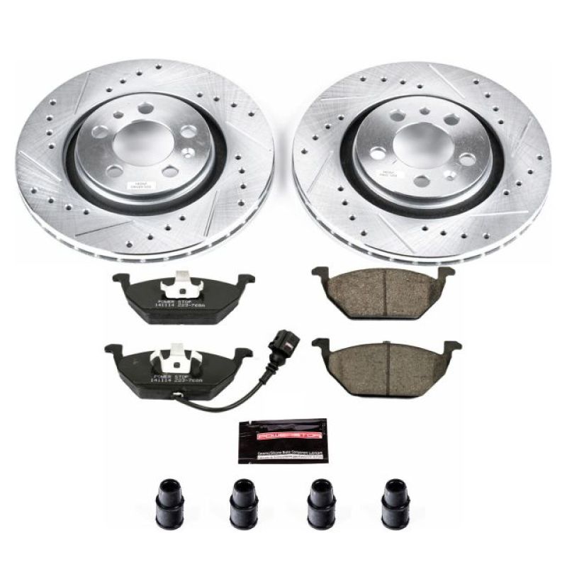 PSB Z23 Evolution Kit - Power Stop 99-06 Volkswagen Beetle Front Z23 Evolution Sport Brake Kit