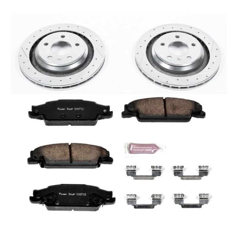 PSB Z23 Evolution Kit - Power Stop 05-08 Pontiac Grand Prix Rear Z23 Evolution Sport Brake Kit