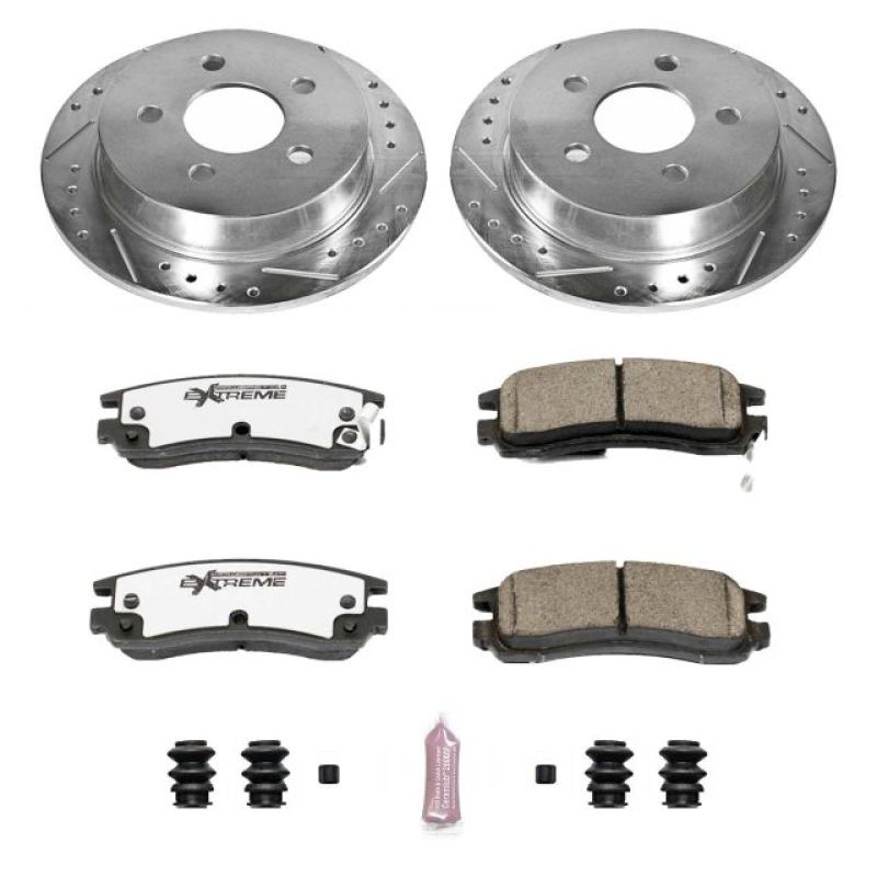 PSB Z26 Street Warrior Kit - Power Stop 04-05 Buick Century Rear Z26 Street Warrior Brake Kit