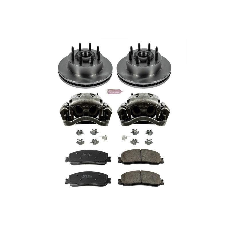 PSB Autospecialty Rotor - Power Stop 2012 Ford F-350 Super Duty Front Autospecialty Kit w/Cals