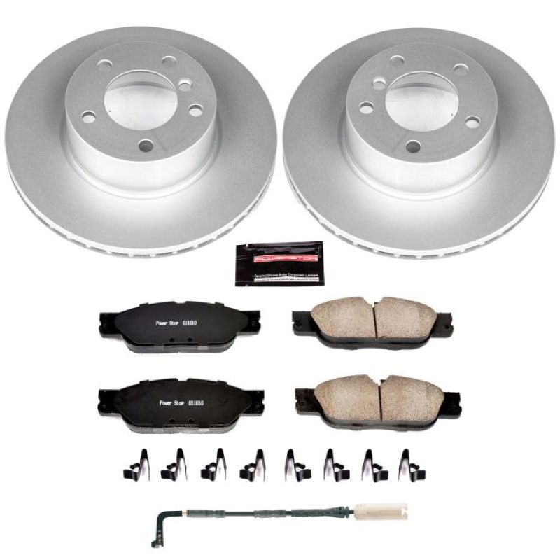 PSB Z23 Evolution Coated Kit - Power Stop 2006 BMW 325xi Front Z23 Evolution Sport Coated Brake Kit