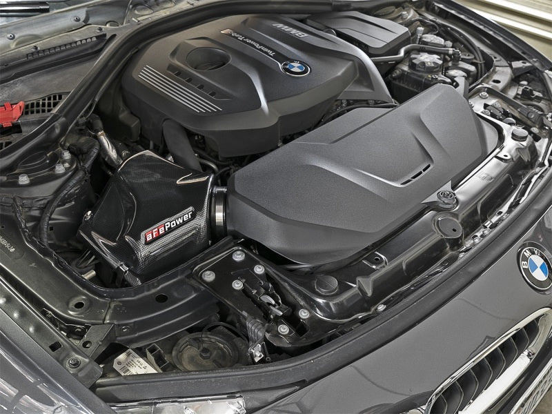 AFE Magnum FORCE Stage-2 Cold Air Intakes - aFe Magnum FORCE Stage-2 Pro 5R Cold Air Intake System 2017 BMW 330i (F3x) I4-2.0L (t) B48