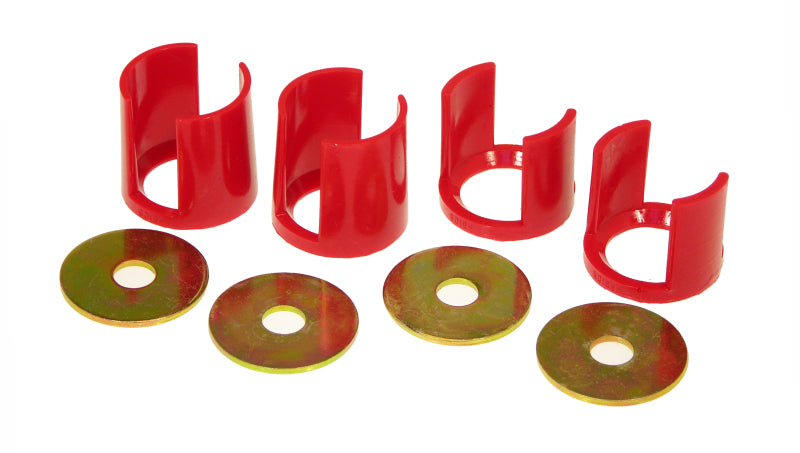 PRO Body/Subframe Bush - Red - Prothane 89-94 Nissan 240SX Rear Subframe Inserts - Red