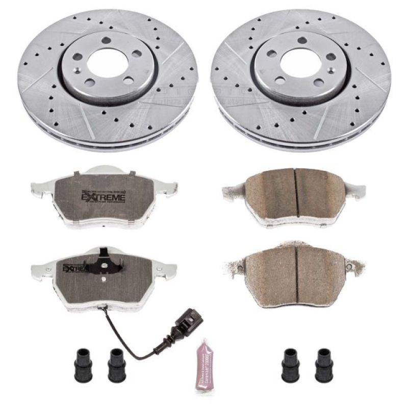 PSB Z26 Street Warrior Kit - Power Stop 99-10 Volkswagen Beetle Front Z26 Street Warrior Brake Kit