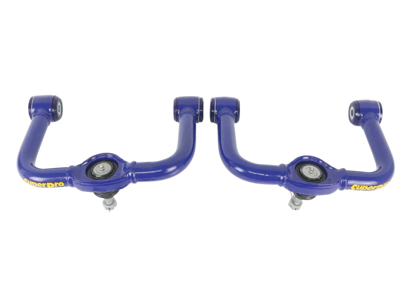 SPR Control Arms - Front - SuperPro 05-21 Nissan Frontier - Fixed Offset Upper Control Arm Set - Camber/Caster Correction