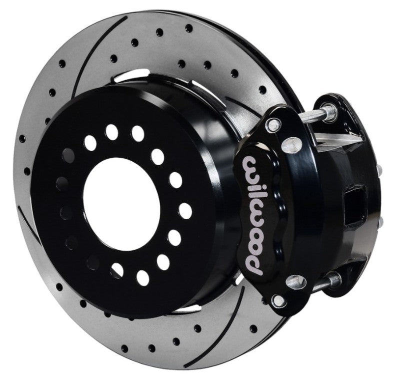 WIL D154 Brake Kit - Wilwood D154 Rear 12.19in P-Brake Kit 2.75in-2.81in Offset - Black