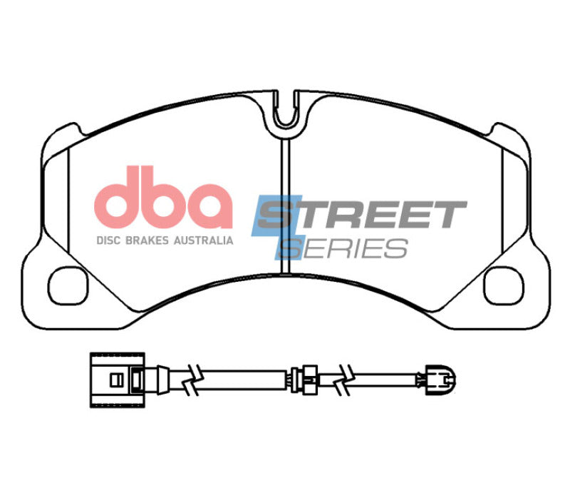 DBA Street Series Brake Pads - DBA 11-18 Volkswagen Touareg Street Series Front Brake Pads