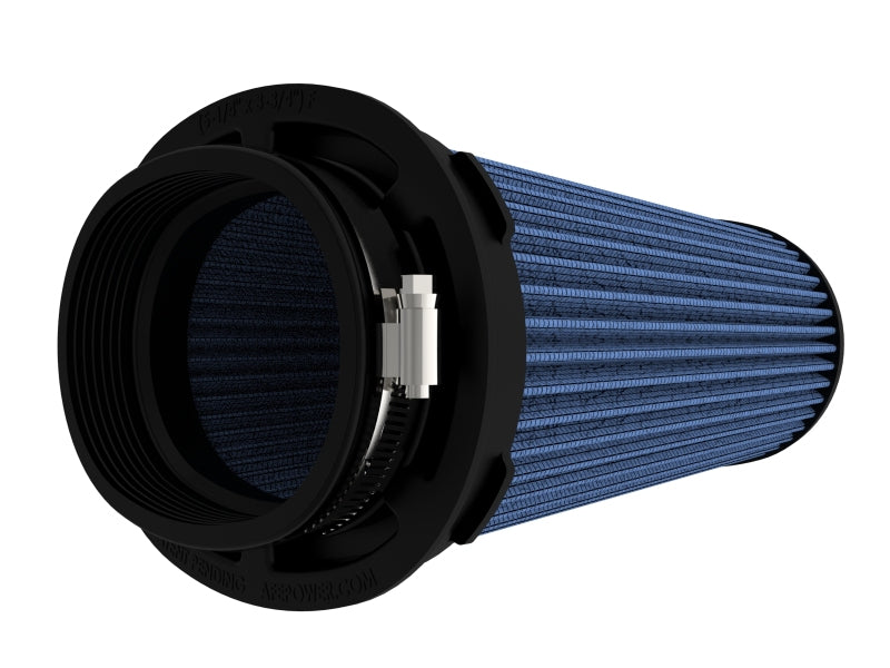AFE Universal Pro-5 R Filter - aFe Momentum Intake Rplcmnt Air Filter (5-1/4x3-3/4)IN F x(7-3/8x5-7/8)IN B x(4-1/2x4)IN Tx8-3/4IN H