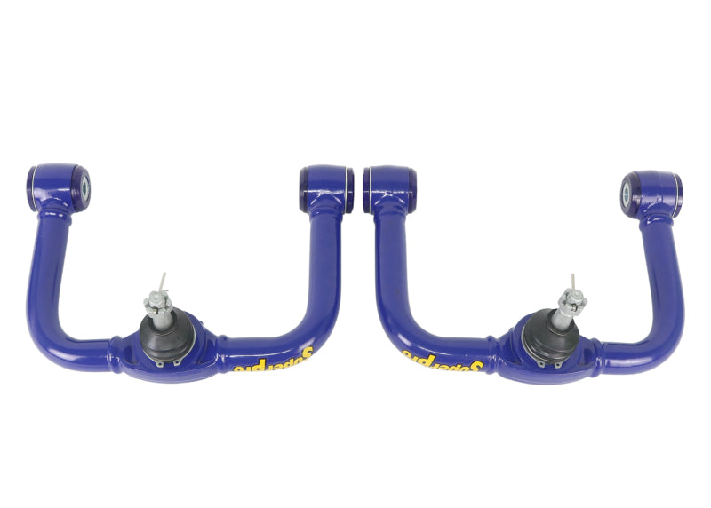 SPR Control Arms - Front - SuperPro 05-21 Nissan Frontier - Fixed Offset Upper Control Arm Set - Camber/Caster Correction