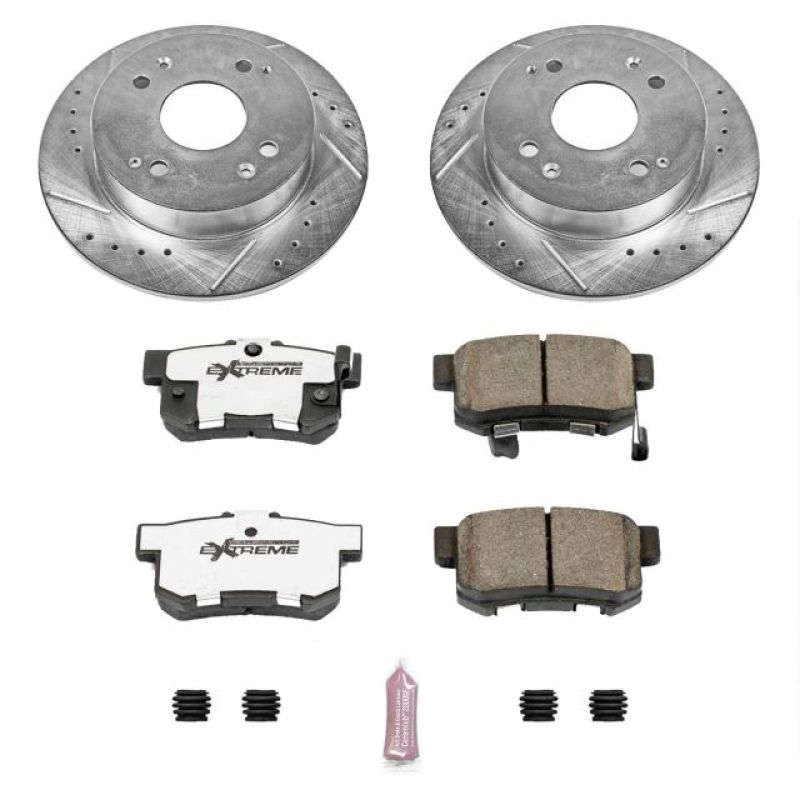 PSB Z26 Street Warrior Kit - Power Stop 1997 Acura CL Rear Z26 Street Warrior Brake Kit