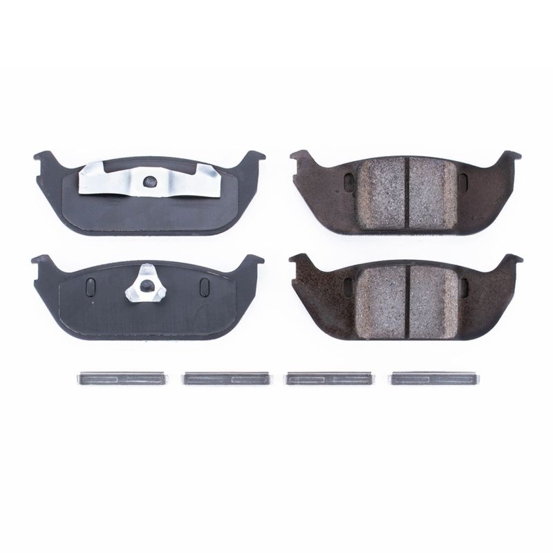 PSB Z17 Evolution Brake Pads - Power Stop 03-05 Lincoln Aviator Rear Z17 Evolution Ceramic Brake Pads w/Hardware