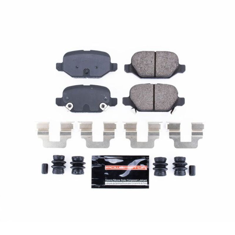 PSB Z23 Evolution Brake Pads - Power Stop 13-17 Fiat 500 Rear Z23 Evolution Sport Brake Pads w/Hardware