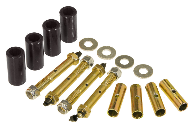 PRO Spring/Shackle Bush- Blk - Prothane 55-75 Jeep CJ5/7 Front & Rear Main Spring Eye Bushings - Black