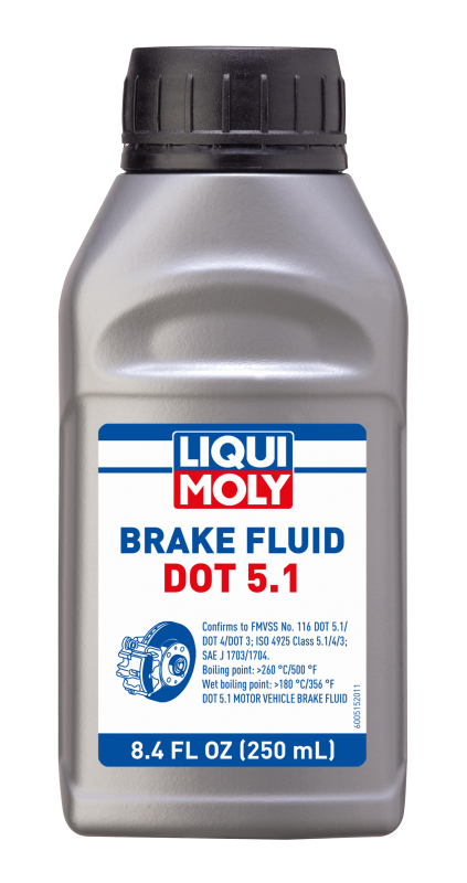 LQM Brake Fluid - LIQUI MOLY 250mL Brake Fluid DOT 5.1