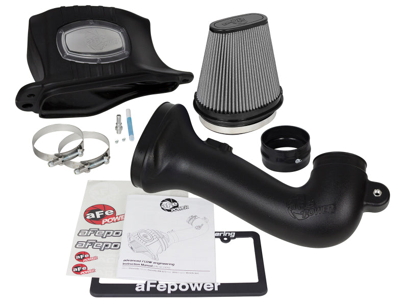 AFE Momentum Cold Air Intakes - aFe Momentum Pro DRY S Cold Air Intake System 15-17 Chevy Corvette Z06 (C7) V8-6.2L (sc)